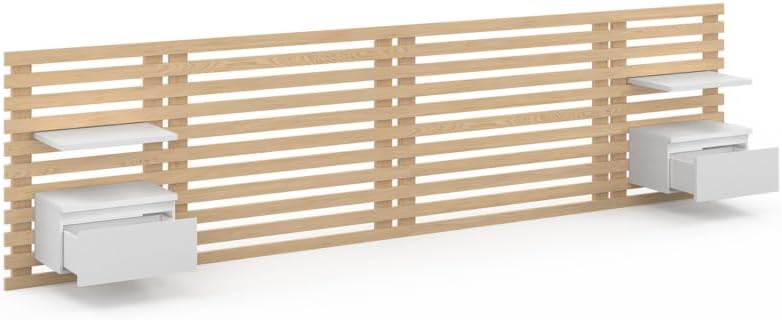 Tête de Lit Suspendue en Lattes - 240 cm