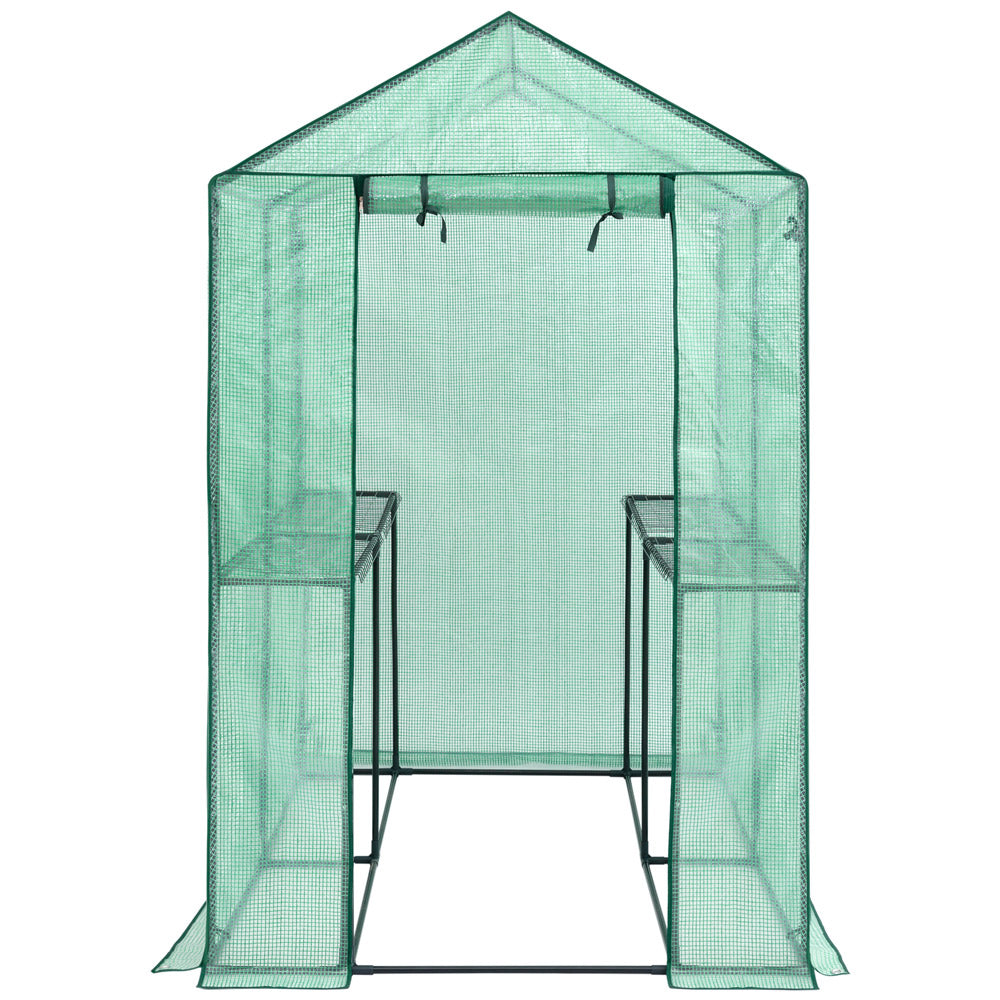 Serre de jardin en polyéthylène 190x186x120 cm