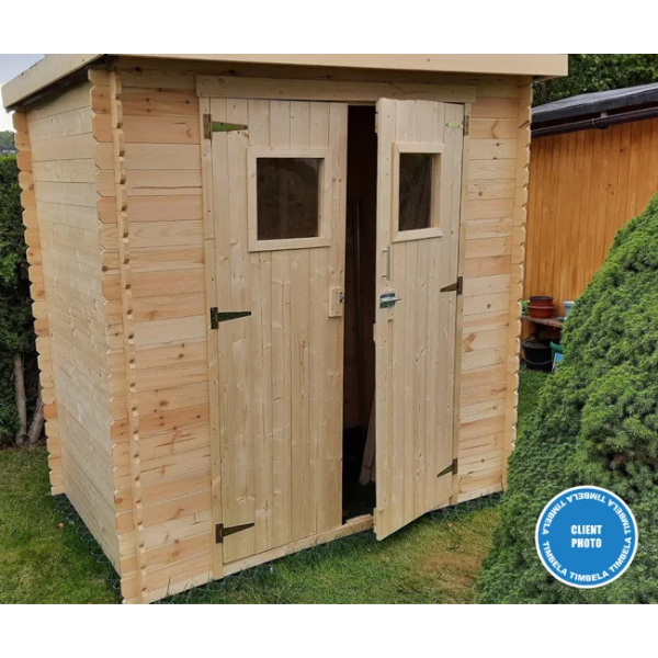 Abri de jardin en bois l204xL142xH200cm/2.22m2