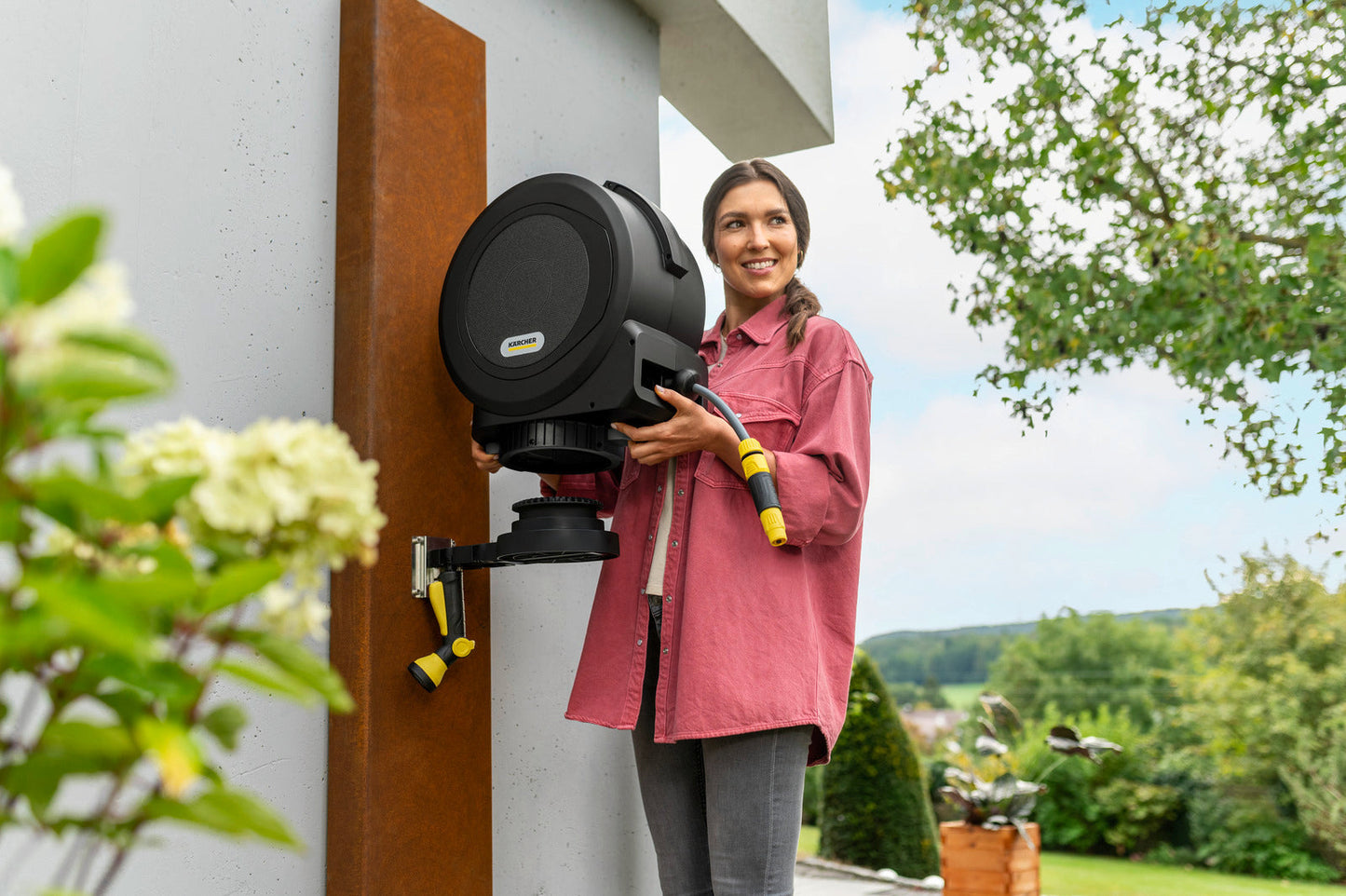 Dévidoir mural automatique 20 m HBX 4.20 - 2.645-378.0 Karcher