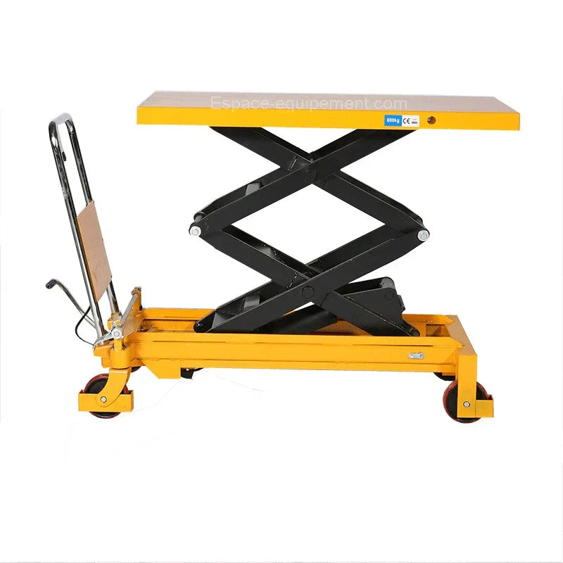 Table élévatrice double ciseaux 800 kg - Espace Équipement