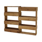 Etagère à Plantes Murale en Bois - 6 Bacs