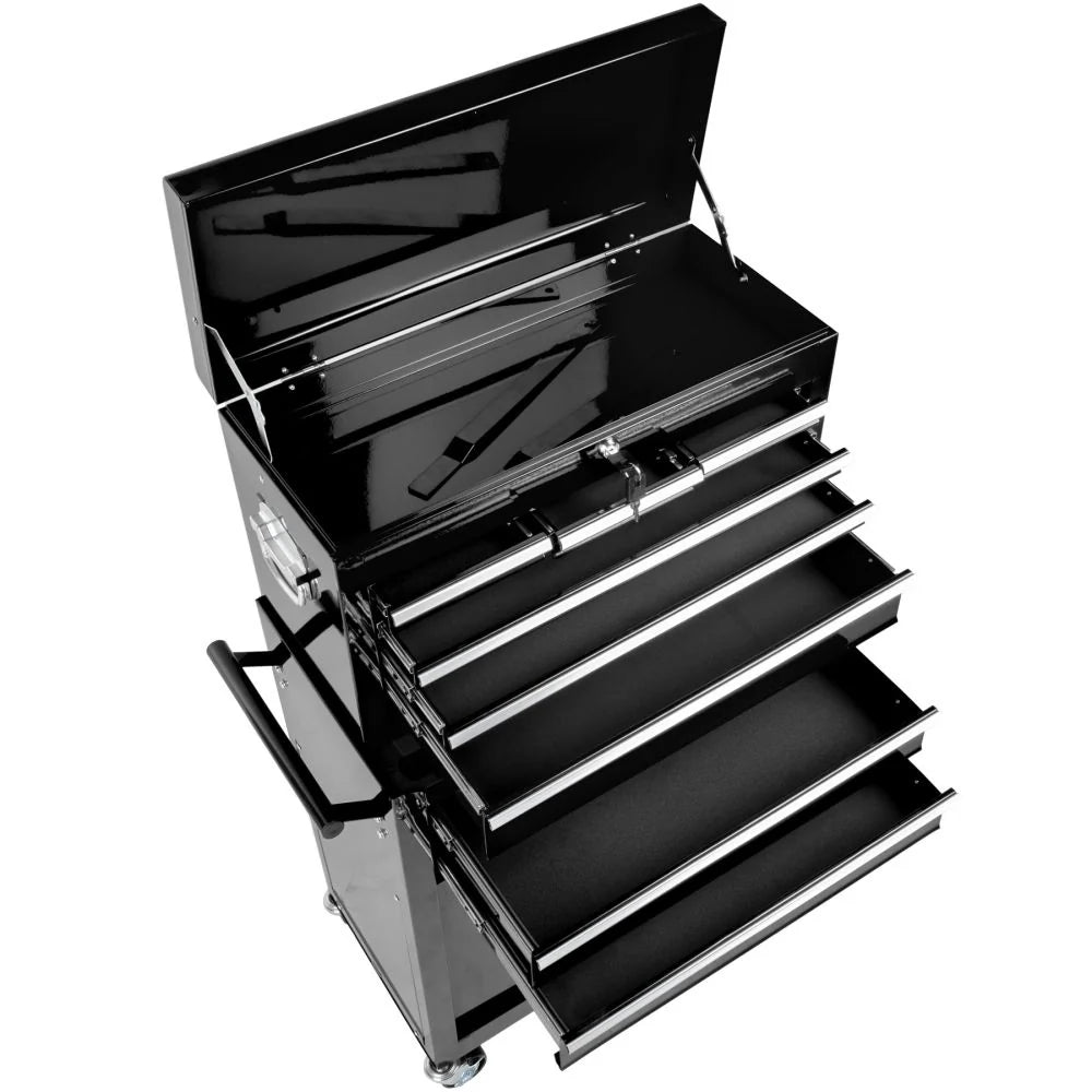 Servante d'Atelier - 8 Tiroirs Noir