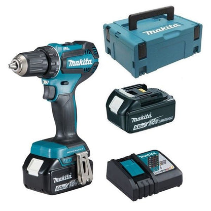 Perceuse visseuse 18V Li-Ion 5Ah ø13 - 2 batteries + chargeur DDF485RTJ Makita