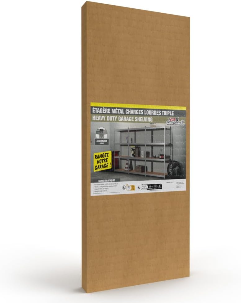 Triple Étagère Charges Lourdes Modulables - 2M10