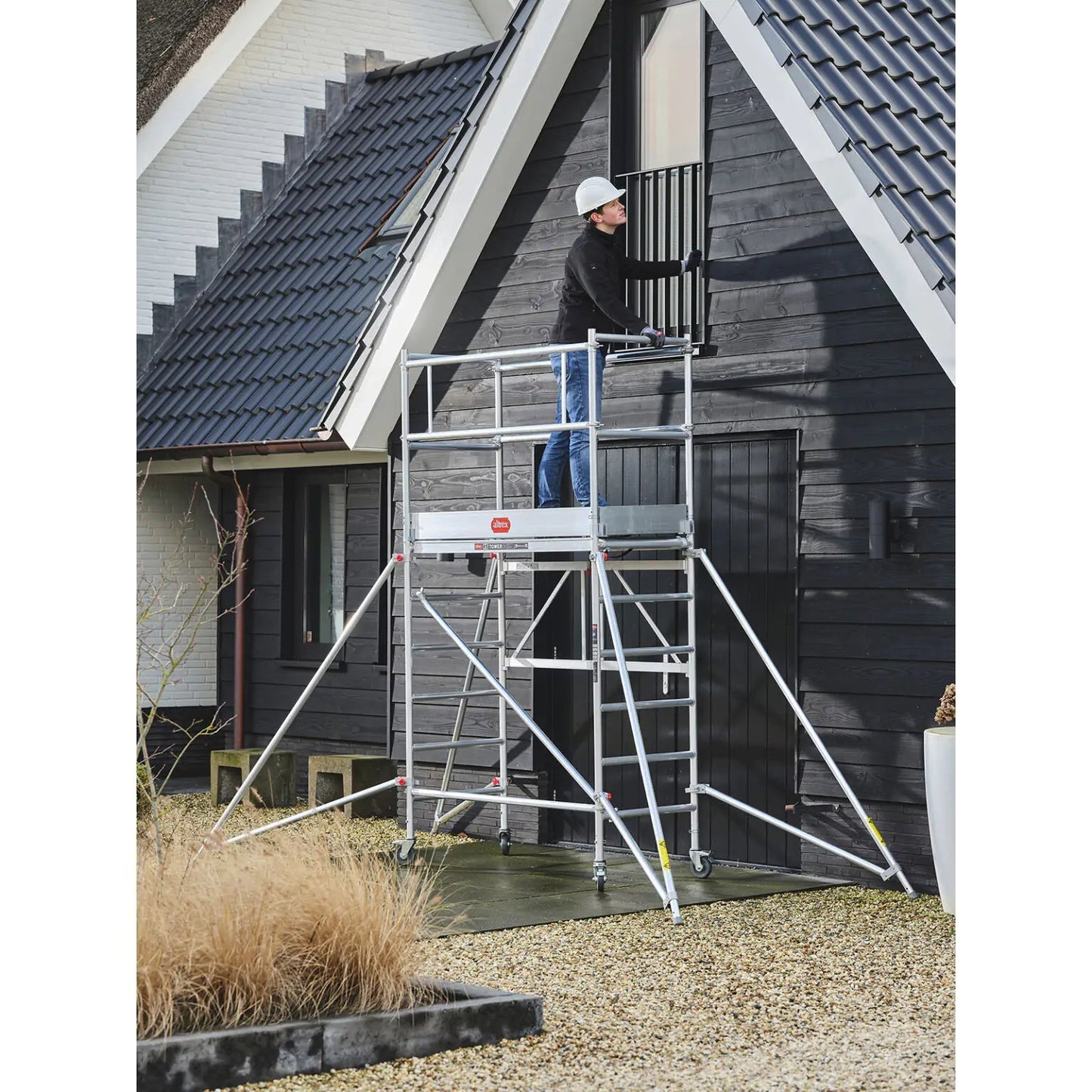 Échafaudage télescopique 7,80m Aluminium - démontable Échafaudage mobile