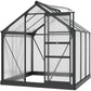 Serre de jardin polycarbonate alu