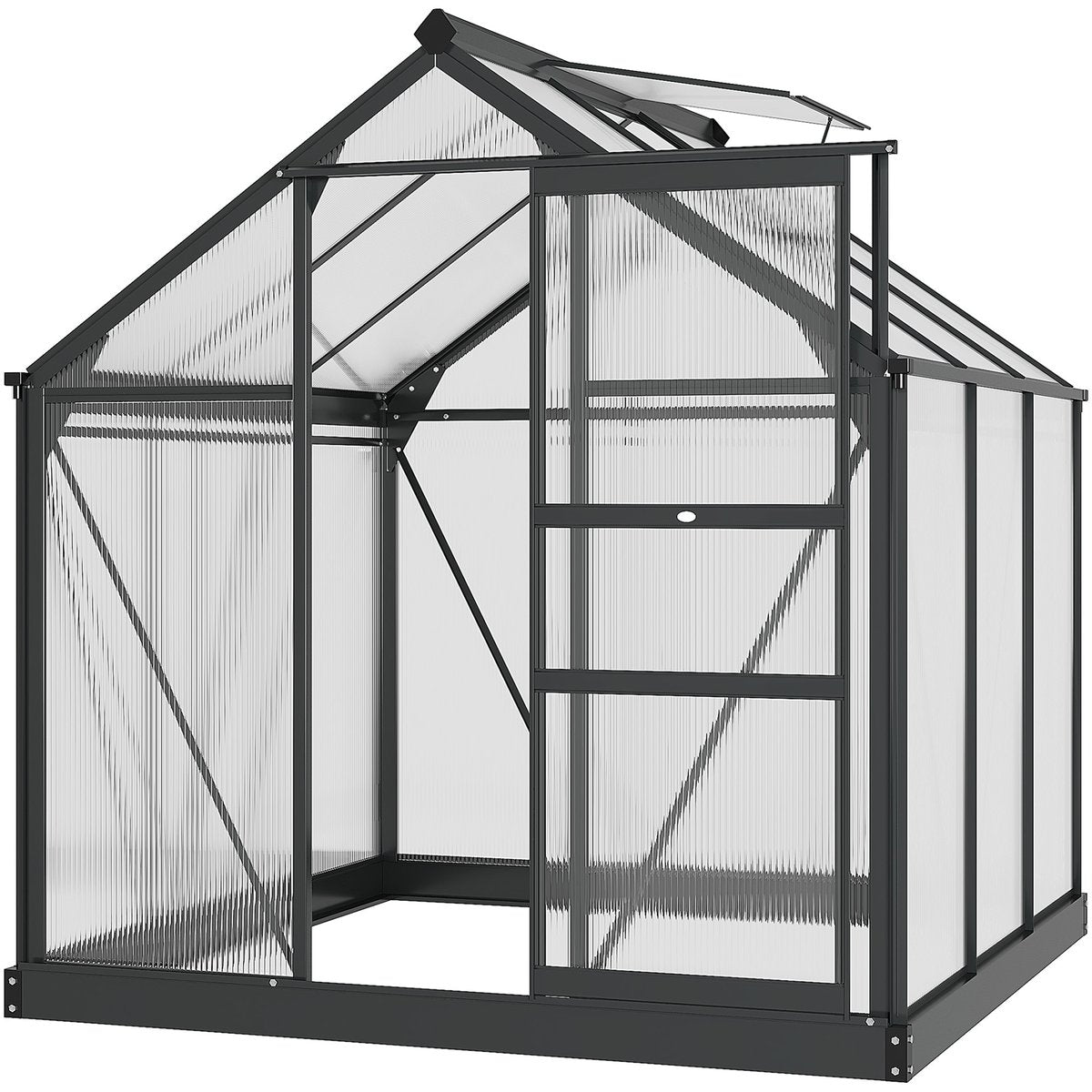 Serre de jardin polycarbonate alu