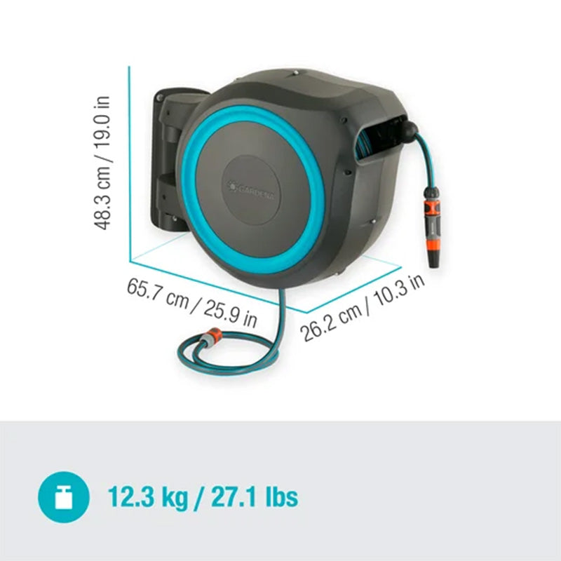 Dévidoir automatique mural RollUp GARDENA 18625-20 L 30 m