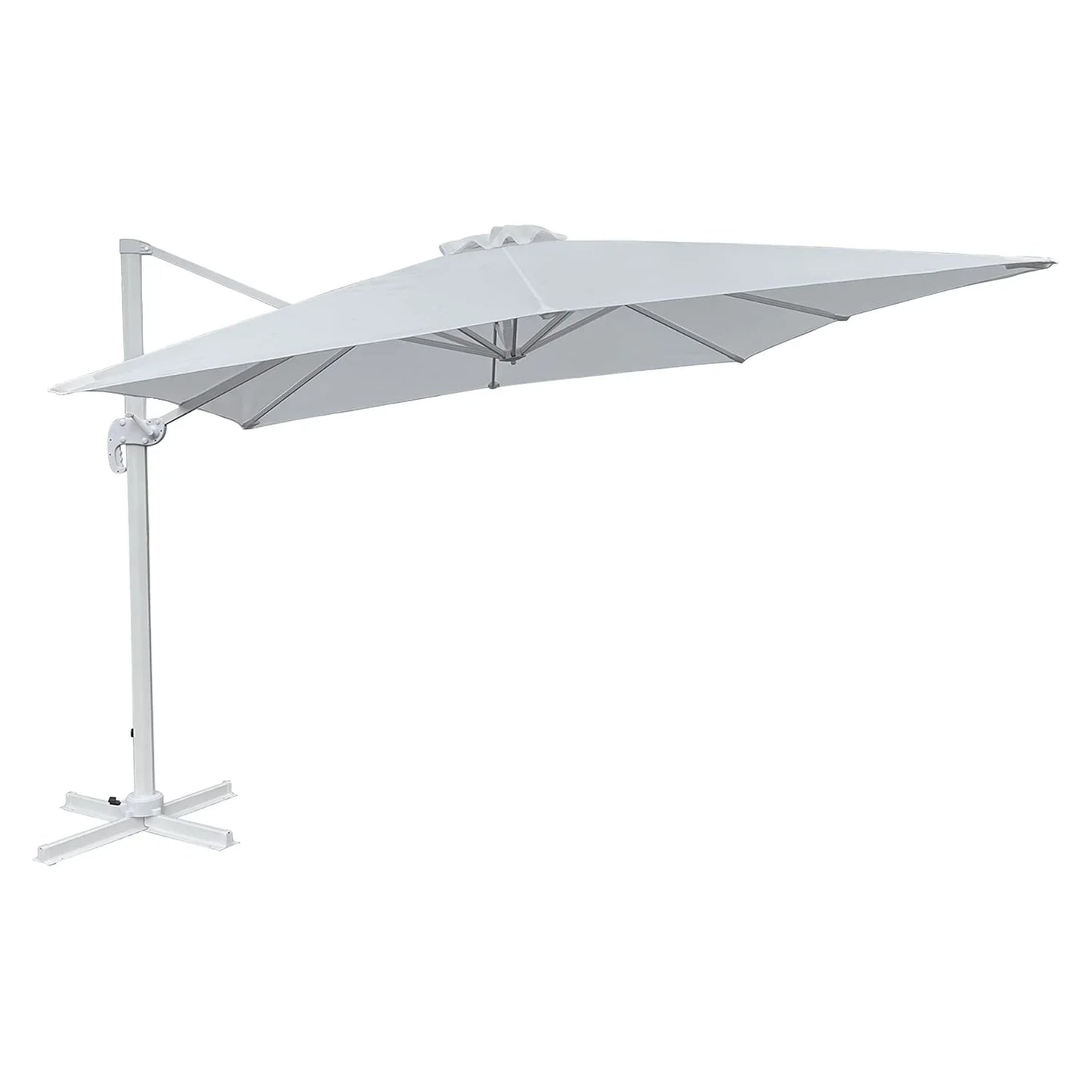 Parasol déporté rectangulaire 3x4m - Blanc