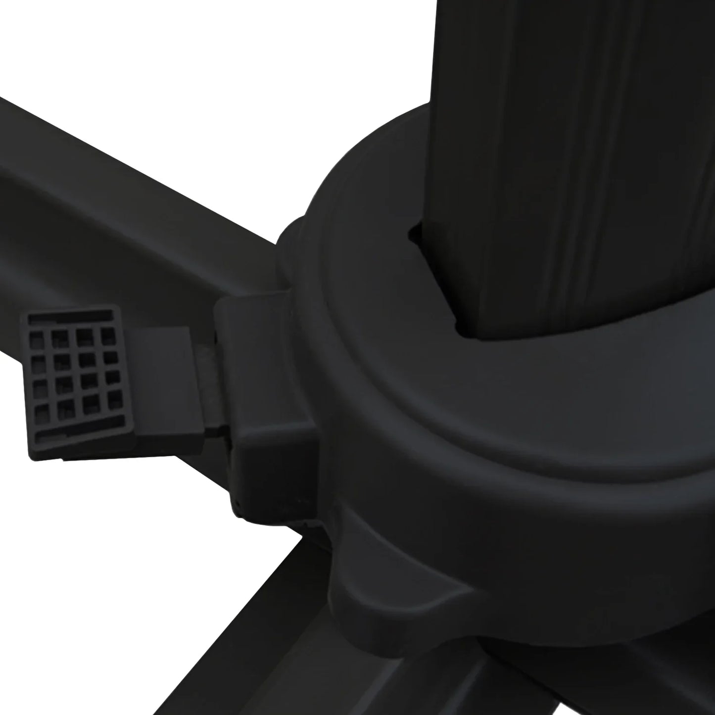 Parasol déporté rectangulaire 3x4 m noir avec housse