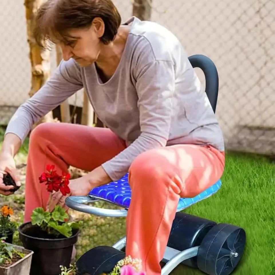 Siège de Jardinage Rotatif à 360 Degrés