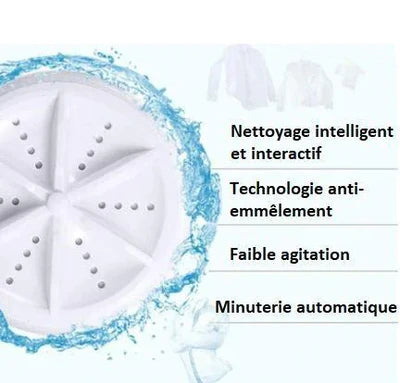 Nettoyeur ultrasonique portable 2 en 1