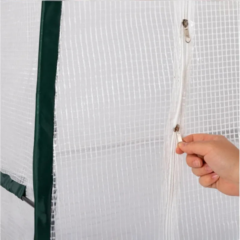 Serre d'hivernage demi lune 200 x 80 x 170 cm