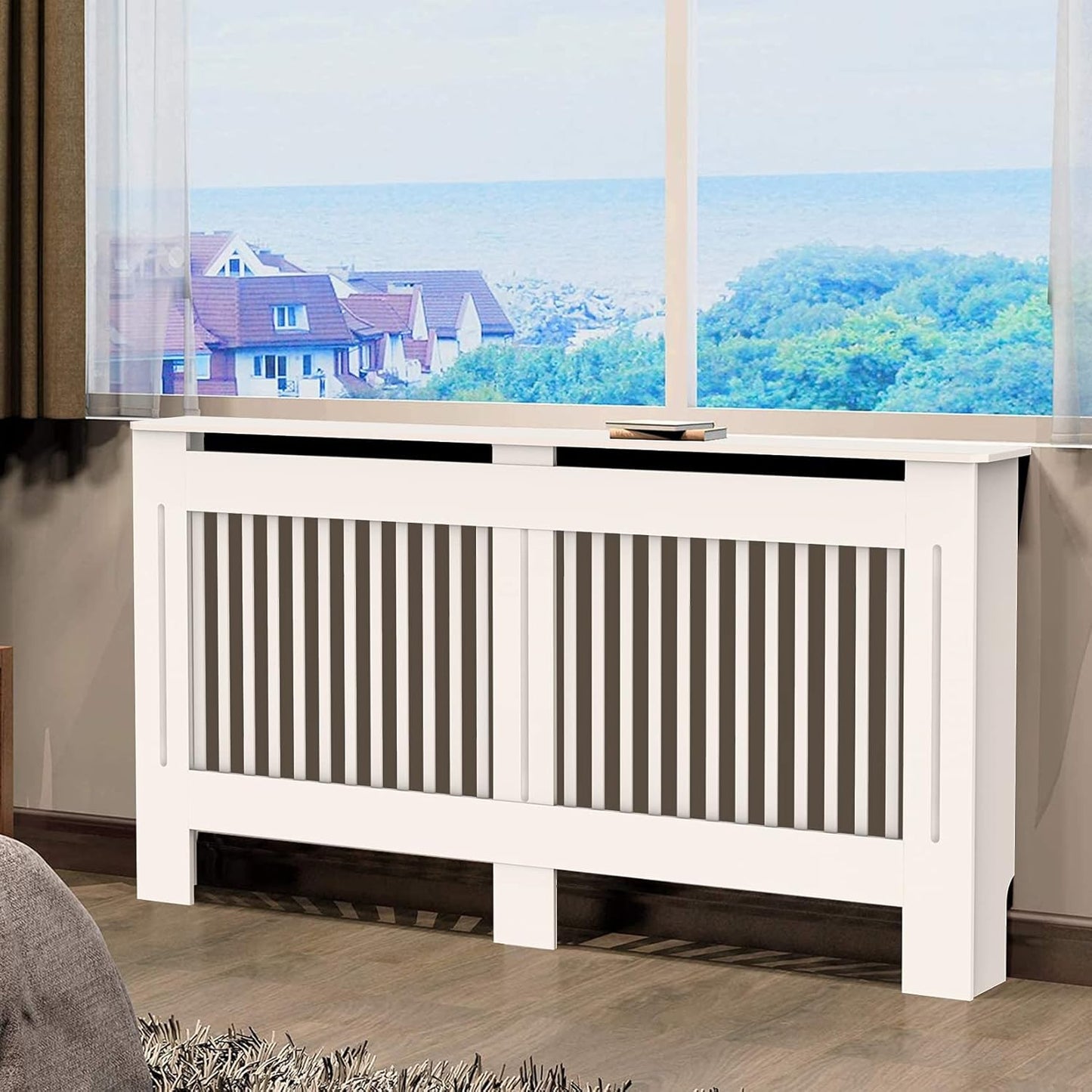 Cache Radiateur Blanc