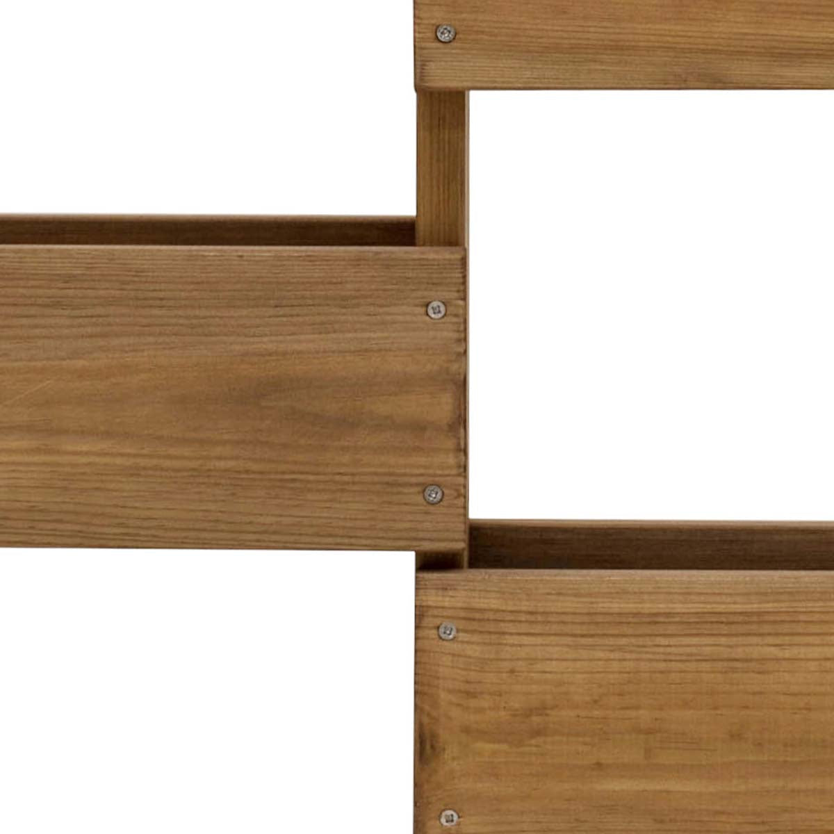 Etagère à Plantes Murale en Bois - 6 Bacs