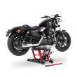 Élévateur de moto ciseaux ConStands Mid-lift L pour Chopper 680 kg - Rouge