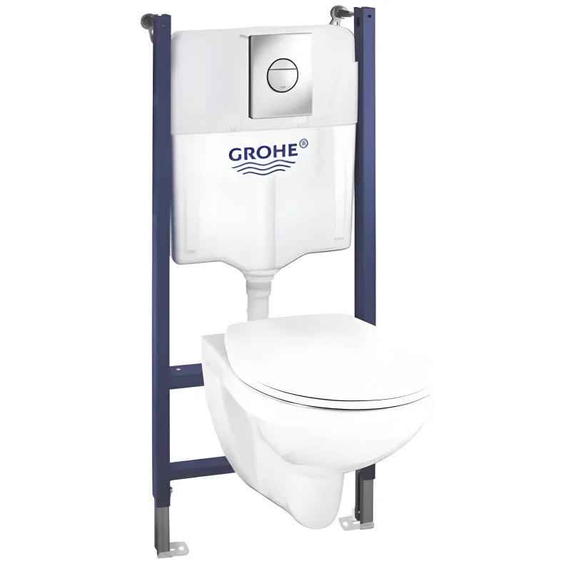 Pack wc suspendu abattant déclipsable et frein de chute