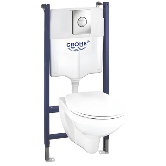 Pack wc suspendu abattant déclipsable et frein de chute