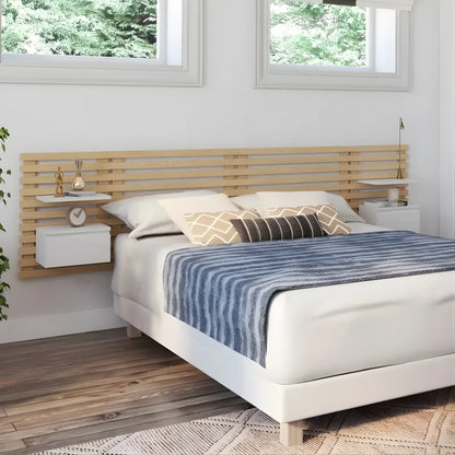 Tête de Lit Suspendue en Lattes - 240 cm