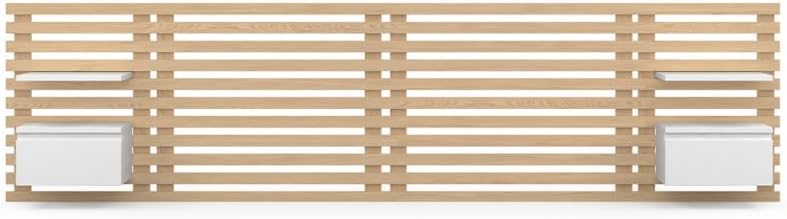 Tête de Lit Suspendue en Lattes - 240 cm