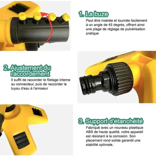 Arroseur de jardin rotatif automatique