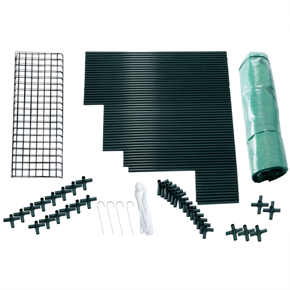 Serre de jardin en polyéthylène 190x186x120 cm