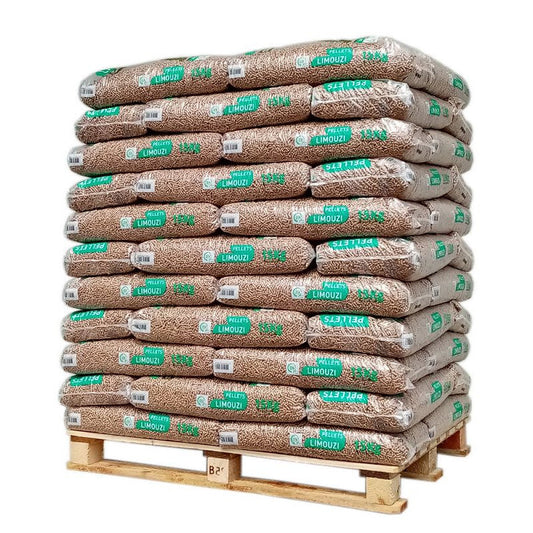 Pellets Limouzi Palette de 66 Sacs de 15 kg 100 % Résineux