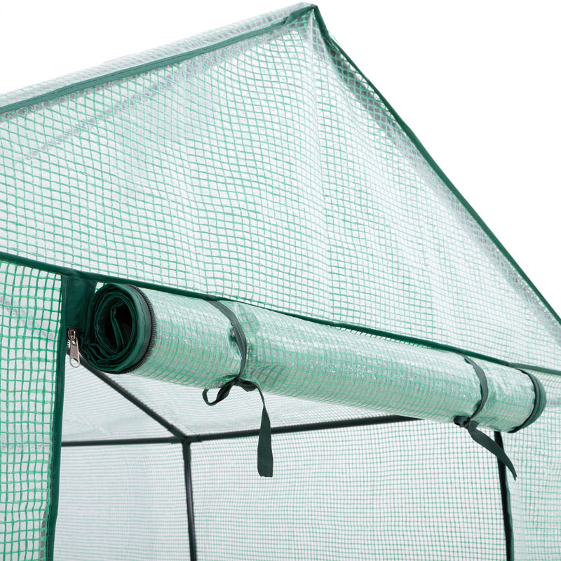 Serre de jardin en polyéthylène 190x186x120 cm