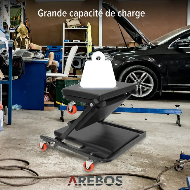 Chariot de Visite Mécanicien - Chariot d’Atelier 150 kg