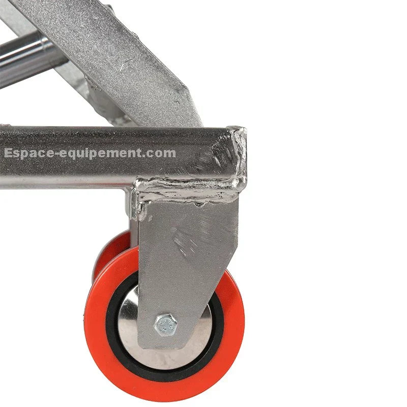 Table élévatrice à ciseaux doubles en inox 304 - Espace Équipement